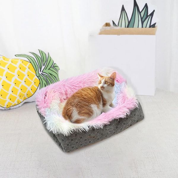 cat beds & furniture 2 in 1 fluffy plush bed sleeping mat rainbow tie-dye kitten puppy pet house washable foldable winter warm dog
cat beds & furniture 2 in 1 fluffy plush bed sleeping mat rainbow tie-dye kitten puppy pet house washable foldable winter warm dog