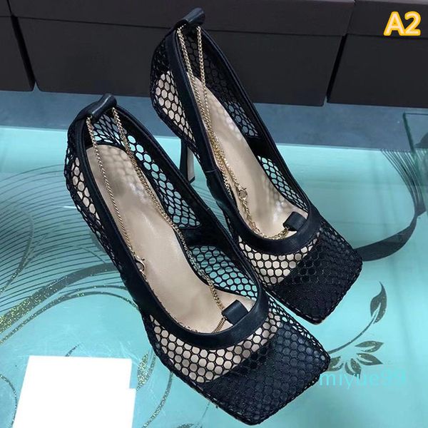 2021 fashion women's sandals summer sandals women's high heel mesh chain fishnet mesh hollow breathable shoes size 35-42 with box, Black
2021 fashion women's sandals summer sandals women's high heel mesh chain fishnet mesh hollow breathable shoes size 35-42 with box, Black