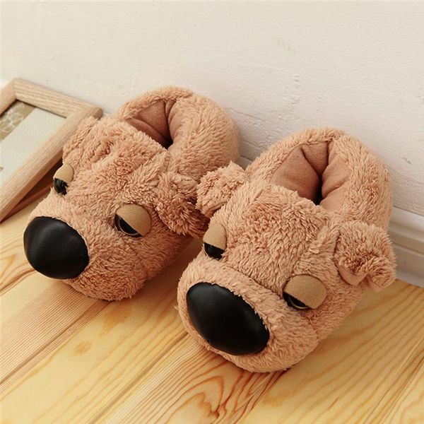 slippers soft cute healing series big head dog home couple cotton indoor warm shoes, Black
slippers soft cute healing series big head dog home couple cotton indoor warm shoes, Black