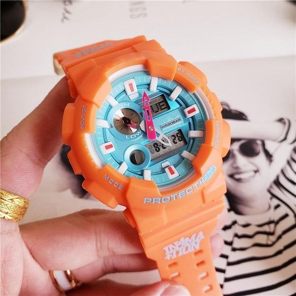 wristwatches brand gax-100 men leisure wristwatch women colorful chronograph sport led multi-function digital dual display couple watches, Slivery;brown
wristwatches brand gax-100 men leisure wristwatch women colorful chronograph sport led multi-function digital dual display couple watches, Slivery;brown