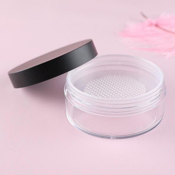 1pc 50g plastic empty loose powder pot with sieve cosmetic makeup jar container travel refillable perfume cosmetic sifter caja de polvo suel
1pc 50g plastic empty loose powder pot with sieve cosmetic makeup jar container travel refillable perfume cosmetic sifter caja de polvo suel