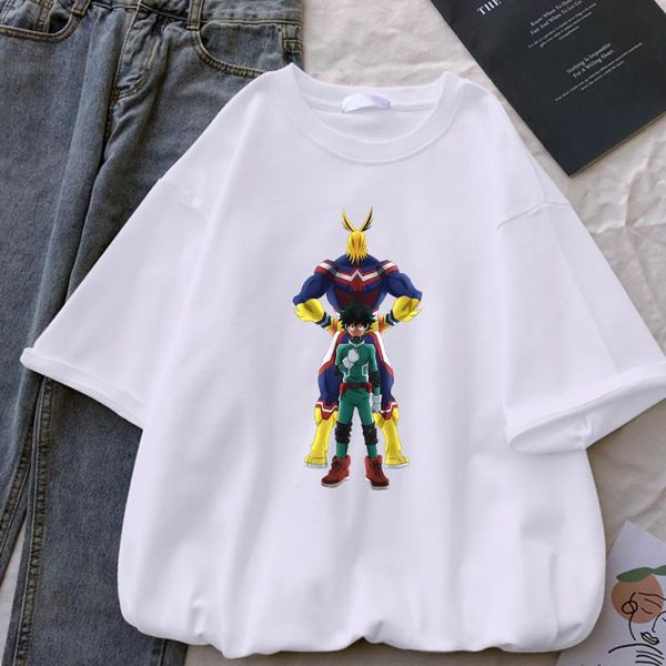 women's t-shirt fashion style female tees shirts plus size my hero academia midoriya izuku printing t shirt short sleeve, White
women's t-shirt fashion style female tees shirts plus size my hero academia midoriya izuku printing t shirt short sleeve, White