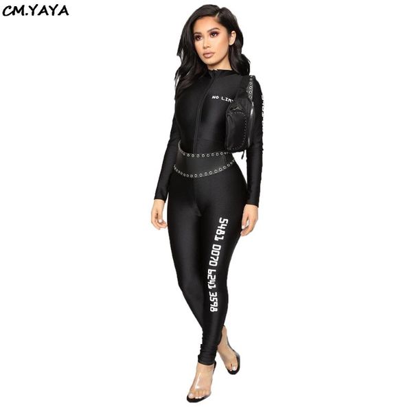 women's jumpsuits & rompers winter women moto biker long sleeve letter zip open skinny pencil leggings black playsuits 8015, Black;white
women's jumpsuits & rompers winter women moto biker long sleeve letter zip open skinny pencil leggings black playsuits 8015, Black;white