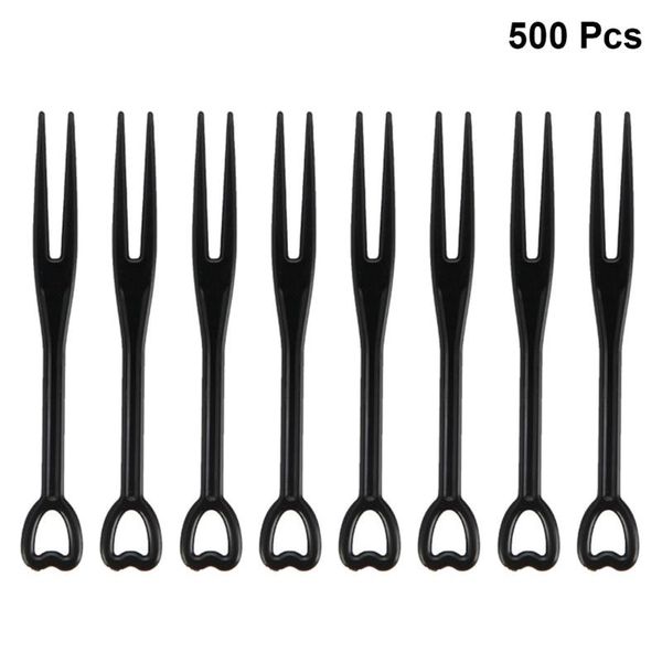 disposable flatware 500pcs fruit picks heart cake and dessert forks party supplies for wedding birthday (black)
disposable flatware 500pcs fruit picks heart cake and dessert forks party supplies for wedding birthday (black)