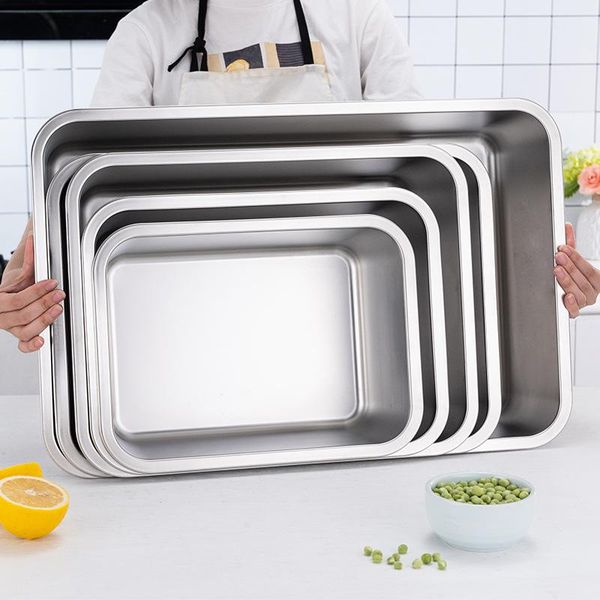 kitchen storage & organization stainless steel food trays rectangle fruit vegetables pans cake bread biscuits dish bakeware baking plates
kitchen storage & organization stainless steel food trays rectangle fruit vegetables pans cake bread biscuits dish bakeware baking plates