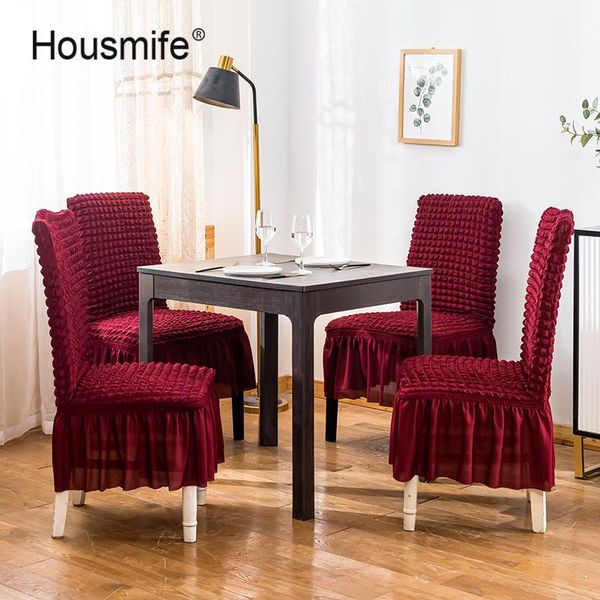 bubble skirt dining chair cover spandex elastic slipcover case stretch for wedding el banquet living room covers
bubble skirt dining chair cover spandex elastic slipcover case stretch for wedding el banquet living room covers