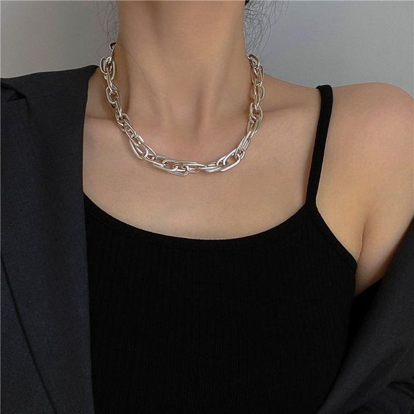 chains lovoacc temperament chunky necklaces for women silver color twisted rope wide curb linked chokers pendientes
chains lovoacc temperament chunky necklaces for women silver color twisted rope wide curb linked chokers pendientes