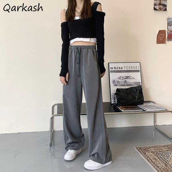 women's pants & capris women long wide leg casual side stripe all-match drawstring chic fashion korean style leisure trousers students, Black;white
women's pants & capris women long wide leg casual side stripe all-match drawstring chic fashion korean style leisure trousers students, Black;white