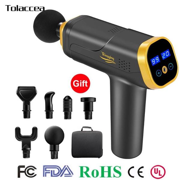 massage gun lcd percussion muscle neck massager machine relaxation fascia body fitness equipment
massage gun lcd percussion muscle neck massager machine relaxation fascia body fitness equipment