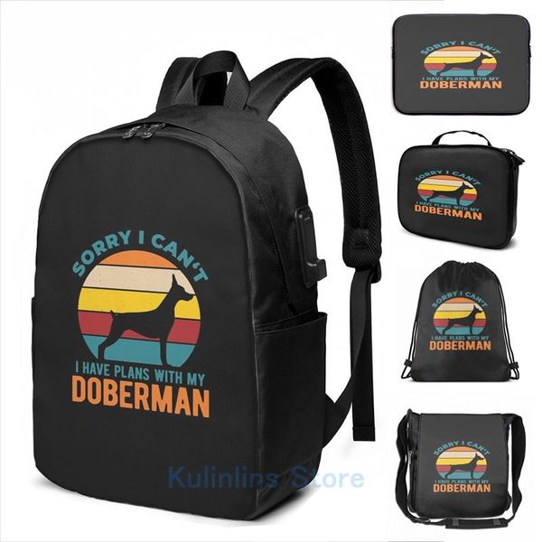 backpack funny graphic print i have plans with my doberman pinscher usb charge men school bags women bag travel laptop
backpack funny graphic print i have plans with my doberman pinscher usb charge men school bags women bag travel laptop