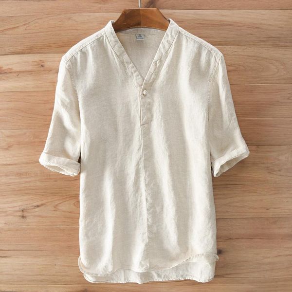 men's casual shirts summer short men breathable comfortable 100% pure linen fashiom solid slim fit brand clothing, White;black
men's casual shirts summer short men breathable comfortable 100% pure linen fashiom solid slim fit brand clothing, White;black