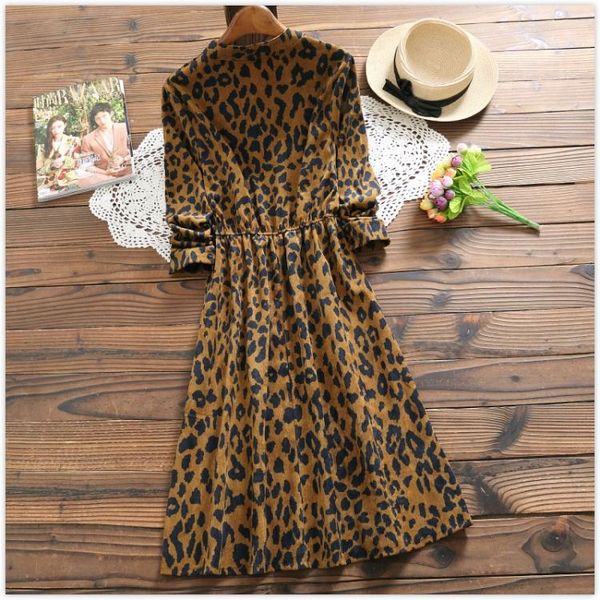 casual dresses mori girl fall winter women long dress stand collar leopard print corduroy femme robe vestidos sleeve vintage elegant, Black;gray
casual dresses mori girl fall winter women long dress stand collar leopard print corduroy femme robe vestidos sleeve vintage elegant, Black;gray