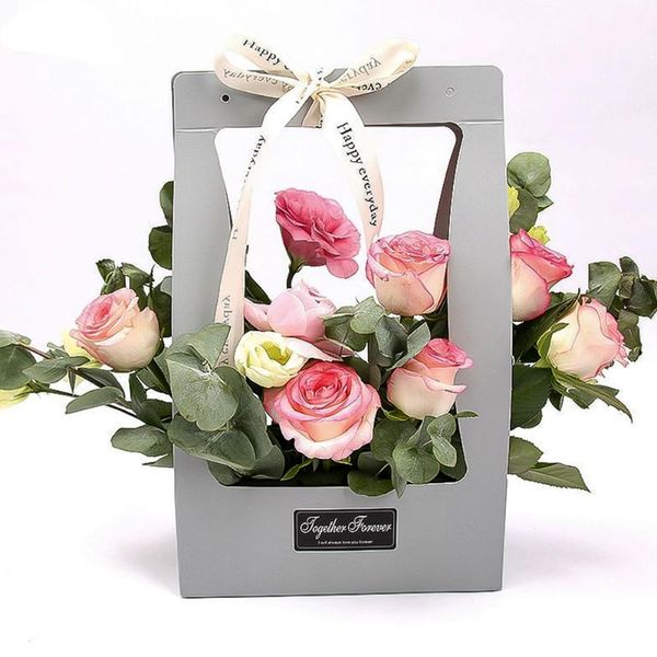 gift wrap foldable flower box portable waterproof paper packing bag handmade bouquet basket florist fresh carrier wedding
gift wrap foldable flower box portable waterproof paper packing bag handmade bouquet basket florist fresh carrier wedding