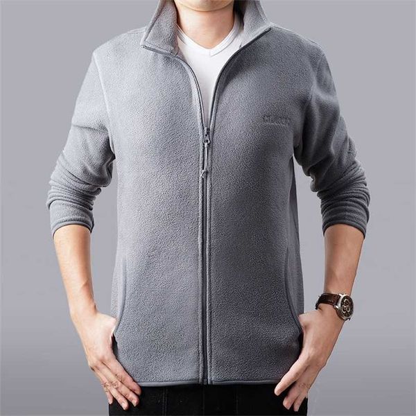 men's jacket slim fleece tactical sweater casual turn-down collar zipper solid male veste warm winter coat men's clothing 211214, Black;brown
men's jacket slim fleece tactical sweater casual turn-down collar zipper solid male veste warm winter coat men's clothing 211214, Black;brown