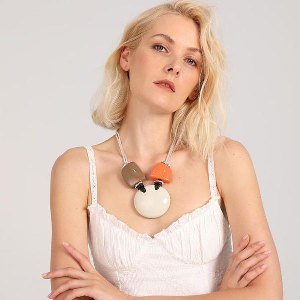 chains acrylic resin necklace european and american clavicle chain clothing with jewelry women's, Silver
chains acrylic resin necklace european and american clavicle chain clothing with jewelry women's, Silver