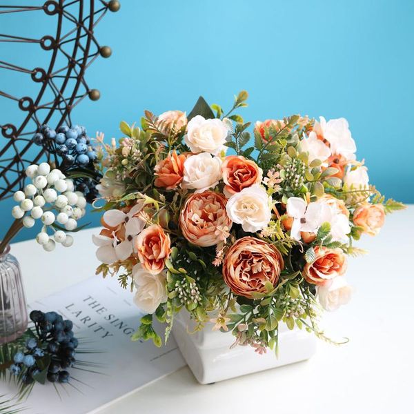 decorative flowers & wreaths artificial retro silk rose bouquet hydrangea diy wedding home garden decoration accessories fall fake plants
decorative flowers & wreaths artificial retro silk rose bouquet hydrangea diy wedding home garden decoration accessories fall fake plants