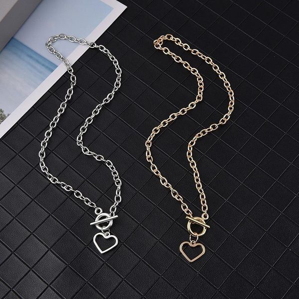chokers cool stylehollowed-out peach heart love necklace metal texture women fashion hip hop niche design 2021 clavicle chain, Golden;silver
chokers cool stylehollowed-out peach heart love necklace metal texture women fashion hip hop niche design 2021 clavicle chain, Golden;silver