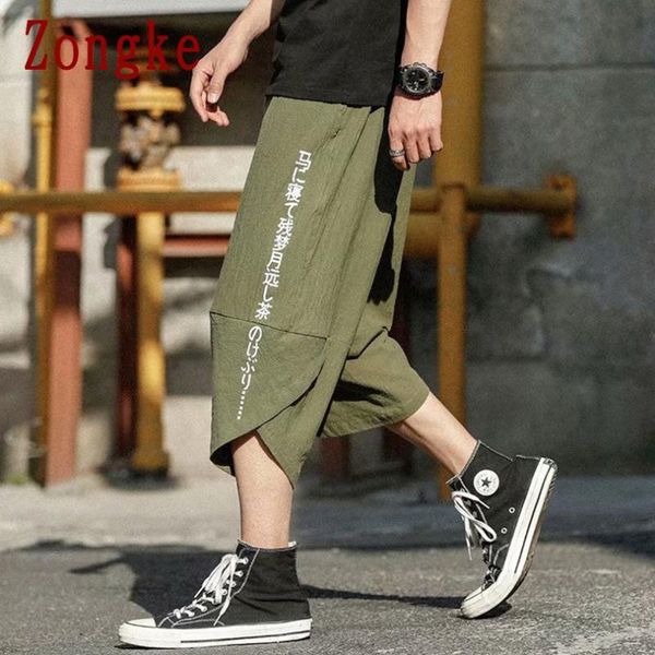 men's pants zongke 2021 harem calf-length men trousers casual joggers sweatpants hip hop streetwear male plus size m-3xl, Black
men's pants zongke 2021 harem calf-length men trousers casual joggers sweatpants hip hop streetwear male plus size m-3xl, Black