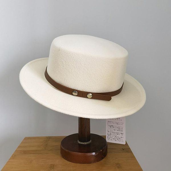 stingy brim hats classical style flat 100% wool fedoras for women pu leather decoration ladies jazz casual hat sombrero fedora, Blue;gray
stingy brim hats classical style flat 100% wool fedoras for women pu leather decoration ladies jazz casual hat sombrero fedora, Blue;gray
