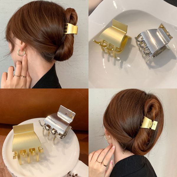 barrettes hairpin mini shark clip metal small grab women's headdress back high horsetail artifact fixed tide, Golden;silver
barrettes hairpin mini shark clip metal small grab women's headdress back high horsetail artifact fixed tide, Golden;silver
