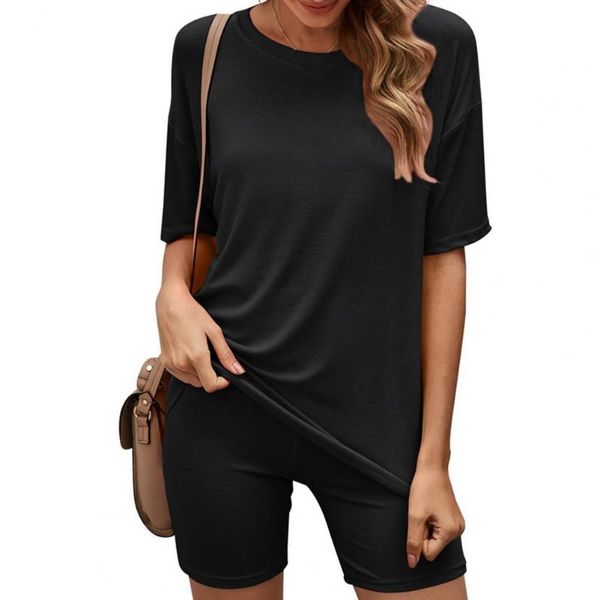 women's tracksuits outfit solid color sporty activewear women short sleeve t-shirt shorts tracksuit for summer tr, Gray
women's tracksuits outfit solid color sporty activewear women short sleeve t-shirt shorts tracksuit for summer tr, Gray