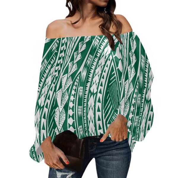 women's blouses & shirts hycool wholesale samoan tribal tattoo print green puff sleeve polynesian blouse women elegant vintage off, White
women's blouses & shirts hycool wholesale samoan tribal tattoo print green puff sleeve polynesian blouse women elegant vintage off, White