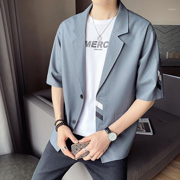 dyb&zacq midsleeved suit man summer thin sunscreen jacket handsome seven-quarter sleeve small ice silk m-3xl men's suits & blazers, White;black
dyb&zacq midsleeved suit man summer thin sunscreen jacket handsome seven-quarter sleeve small ice silk m-3xl men's suits & blazers, White;black