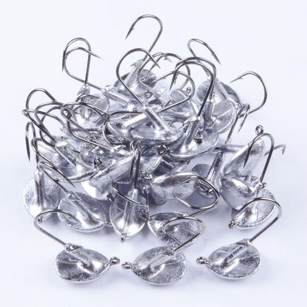 50pcs/lot jump jig head fishing hook 3.5g 5g 7g 10g 14g tumbler anti-hanging grass lead fish hooks soft lure tackle pesca
50pcs/lot jump jig head fishing hook 3.5g 5g 7g 10g 14g tumbler anti-hanging grass lead fish hooks soft lure tackle pesca