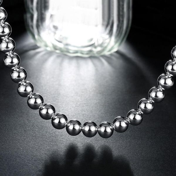 chains 925 silver 10mm 50cm smooth sand bead chain men's women's fashion wedding engagement necklace jewelry
chains 925 silver 10mm 50cm smooth sand bead chain men's women's fashion wedding engagement necklace jewelry