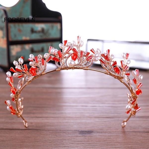 hair clips & barrettes red crystal tiaras and crowns bridal pearl rhinestone women jewelry queen princess wedding ornaments pageant sl, Golden;silver
hair clips & barrettes red crystal tiaras and crowns bridal pearl rhinestone women jewelry queen princess wedding ornaments pageant sl, Golden;silver
