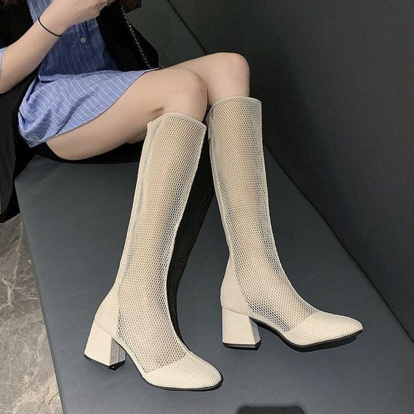 boots woman breathable mesh sandal summer knee high for women ladies low heel sandals shoes, Black
boots woman breathable mesh sandal summer knee high for women ladies low heel sandals shoes, Black