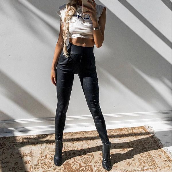 women's pants & capris skinny leather high waist zipper long pencil female slim legging autumn winter trousers club europe america hara, Black;white
women's pants & capris skinny leather high waist zipper long pencil female slim legging autumn winter trousers club europe america hara, Black;white