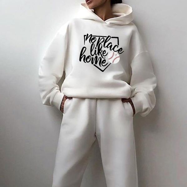 women's two piece pants women diy pieces hoodies set no place like home letter oversize sweatsuits pullover suit elastic sports custom, White
women's two piece pants women diy pieces hoodies set no place like home letter oversize sweatsuits pullover suit elastic sports custom, White