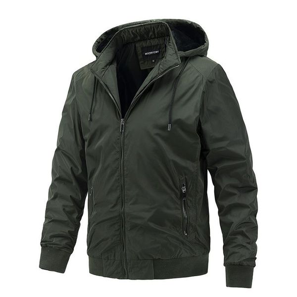 men's jackets 2021 spring & autumn detachable hooded jacket casual sports thin cotton european and american trend clothing, Black;brown
men's jackets 2021 spring & autumn detachable hooded jacket casual sports thin cotton european and american trend clothing, Black;brown