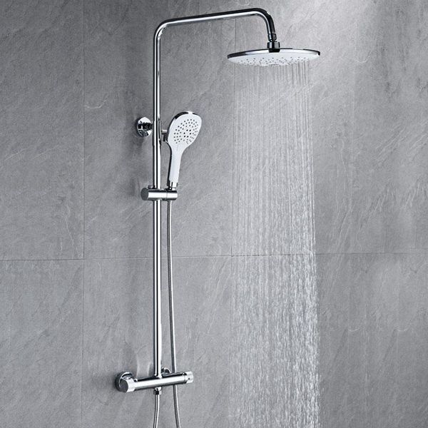 bathroom shower set polished chrome system rainfall head thermostatic mixer bath faucet sets
bathroom shower set polished chrome system rainfall head thermostatic mixer bath faucet sets