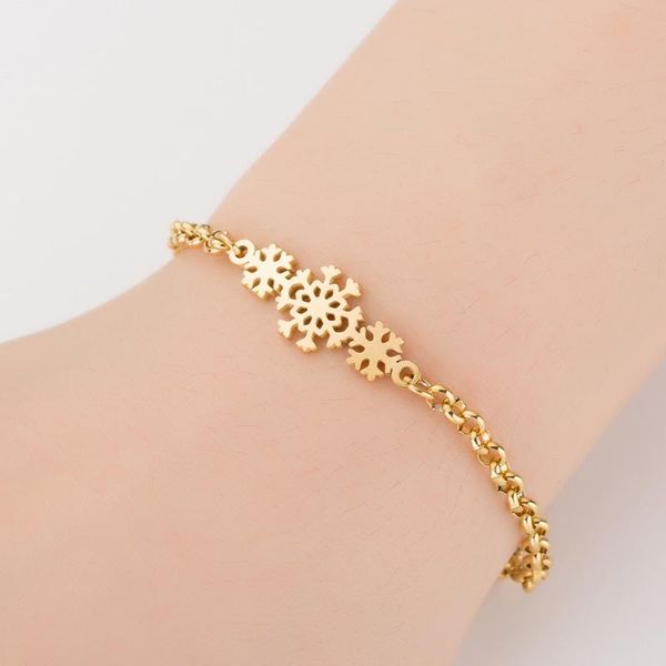 link, chain 2021 fashion stainless steel snowflake charm bracelet for women statement bridesmaid wedding jewelry gift wholesale, Black
link, chain 2021 fashion stainless steel snowflake charm bracelet for women statement bridesmaid wedding jewelry gift wholesale, Black