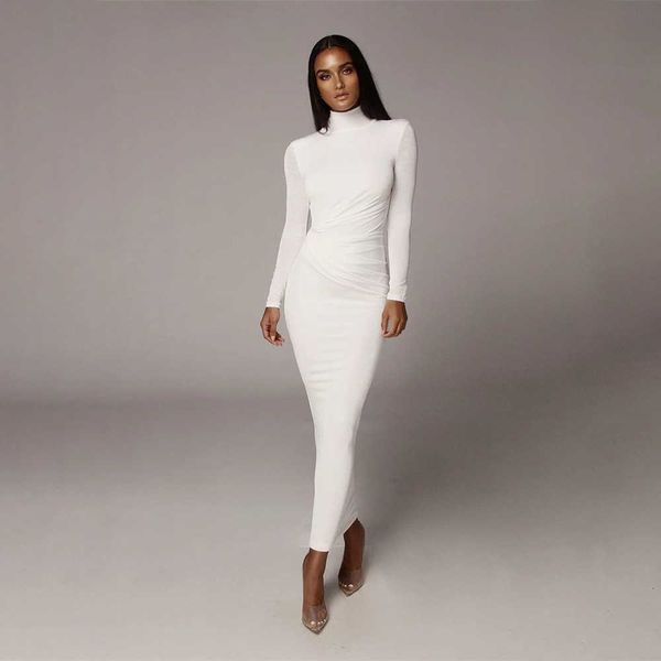 two piece dress summer european and american women's tight hip over knee skirt solid long sleeve high collar xrw0, White
two piece dress summer european and american women's tight hip over knee skirt solid long sleeve high collar xrw0, White
