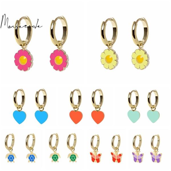 hoop & huggie morse enamel woman huggies colorful earring love flower butterfly pendientes dripping oil for wedding party jewelry, Golden;silver
hoop & huggie morse enamel woman huggies colorful earring love flower butterfly pendientes dripping oil for wedding party jewelry, Golden;silver