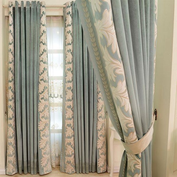 european-style flowers curtains for living room bedroom dining luxury villa green embroidered shenille beautiful drapes curtain &
european-style flowers curtains for living room bedroom dining luxury villa green embroidered shenille beautiful drapes curtain &