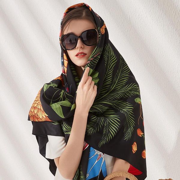 scarves fashion coconut tree prints scarf fringes 130*130cm square large big size shawl pashmina for travel beach wear pareo, Blue;gray
scarves fashion coconut tree prints scarf fringes 130*130cm square large big size shawl pashmina for travel beach wear pareo, Blue;gray