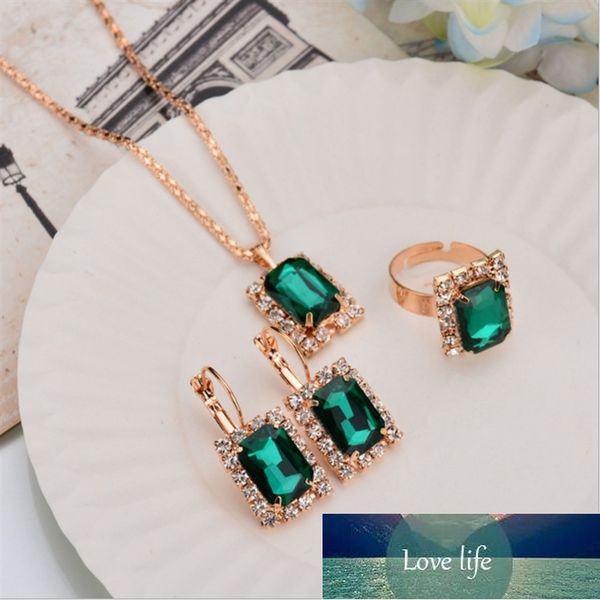 3pcs/set fashion gold color jewelry sets for women red blue green crystal pendant necklace drop earrings ring party jewelry factory price ex, Silver
3pcs/set fashion gold color jewelry sets for women red blue green crystal pendant necklace drop earrings ring party jewelry factory price ex, Silver