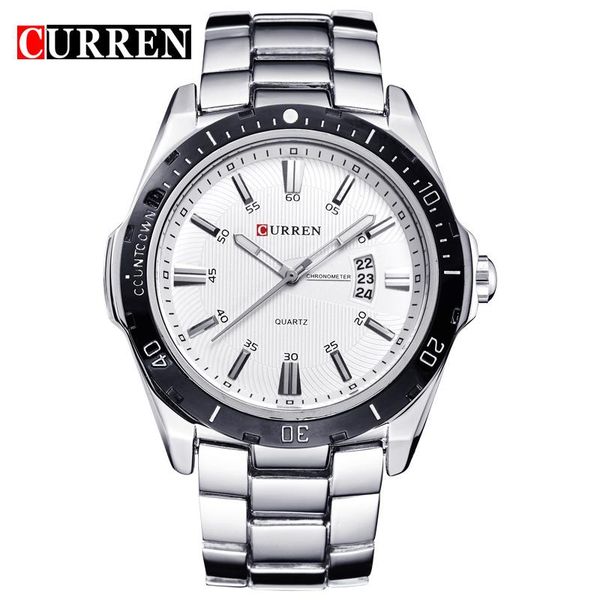 wristwatches curren men's watches fashion business quartz wristwatch full steel band date waterproof relogio masculino, Slivery;brown
wristwatches curren men's watches fashion business quartz wristwatch full steel band date waterproof relogio masculino, Slivery;brown