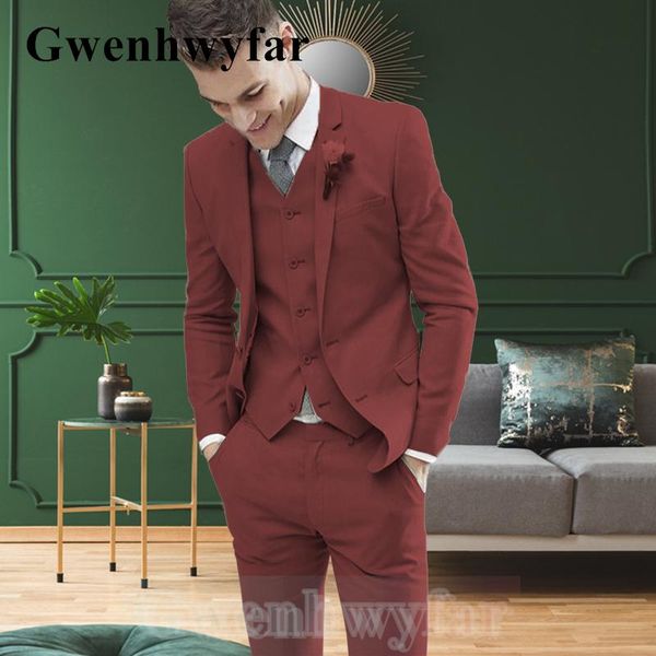 men's suits & blazers gwenhwyfar 2021 autumn wine red men 3 pcs notch lapel fashion groom wedding terno masculino fit blazer jacket+pan, White;black
men's suits & blazers gwenhwyfar 2021 autumn wine red men 3 pcs notch lapel fashion groom wedding terno masculino fit blazer jacket+pan, White;black