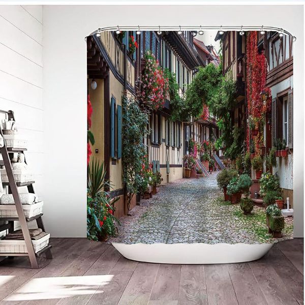 shower curtains 1pc old city street for bathroom polyester beach curtain printing scenery home decoration
shower curtains 1pc old city street for bathroom polyester beach curtain printing scenery home decoration