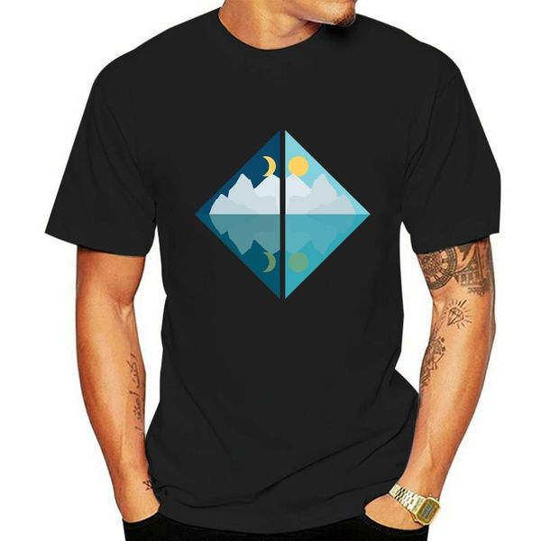 men's t-shirts mountains and lake geometric t-shirt screen printed hand men 100% organic cotton t shirt, White;black
men's t-shirts mountains and lake geometric t-shirt screen printed hand men 100% organic cotton t shirt, White;black