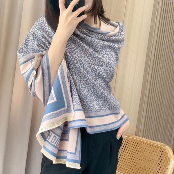 scarves leopard print thick scarf double-sided shawl autumn and winter warm 180cm*65cm large, Blue;gray
scarves leopard print thick scarf double-sided shawl autumn and winter warm 180cm*65cm large, Blue;gray