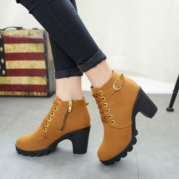 boots autumn and winter european american women's single boot thick genuine leather short belt buckle knight, Black
boots autumn and winter european american women's single boot thick genuine leather short belt buckle knight, Black