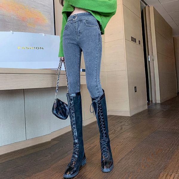 women's jeans jeans 2021 spring new korean fashion slim high waist pencil leggings pants, Blue
women's jeans jeans 2021 spring new korean fashion slim high waist pencil leggings pants, Blue