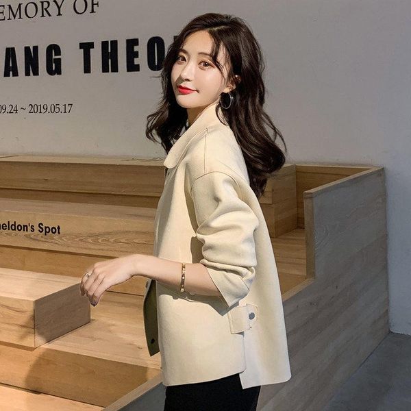 women's jackets spring and autumn twill jacket loose korean version short solid color suede leather women, Black;brown
women's jackets spring and autumn twill jacket loose korean version short solid color suede leather women, Black;brown