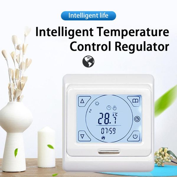 smart home control thermostat programmable touch screen lcd digital display temperature regulator for electric floor heating
smart home control thermostat programmable touch screen lcd digital display temperature regulator for electric floor heating